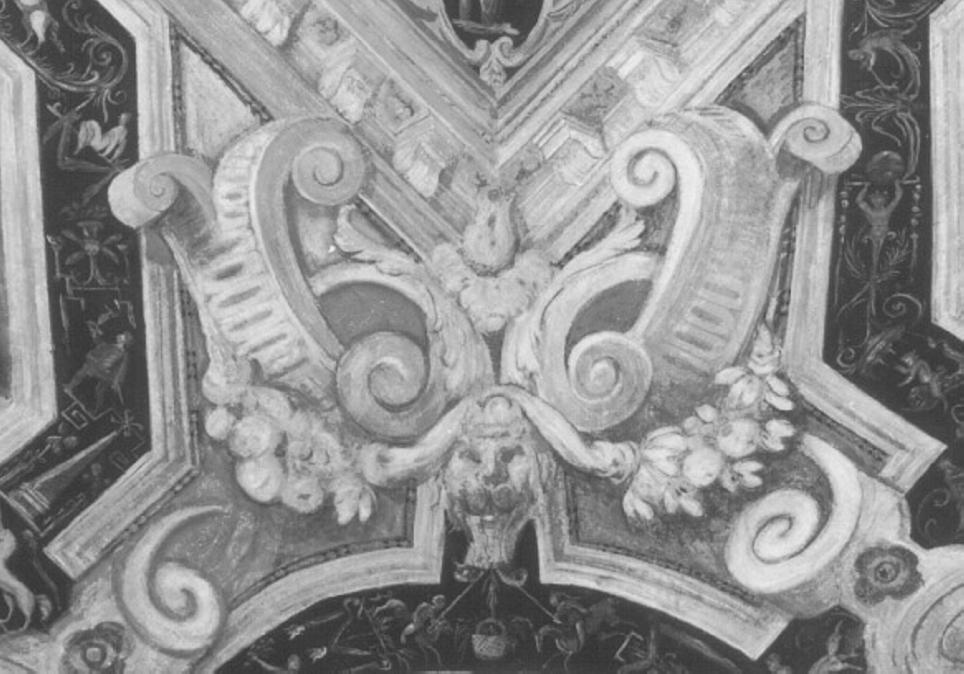 motivo decorativo (dipinto) di Maganza Alessandro (e aiuti) (secc. XVI/ XVII)