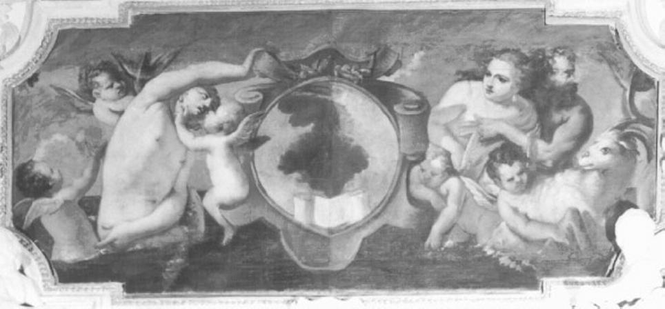 Nereidi e tritoni (dipinto, serie) di Menarola Cristoforo (attribuito) (fine/inizio secc. XVII/ XVIII)