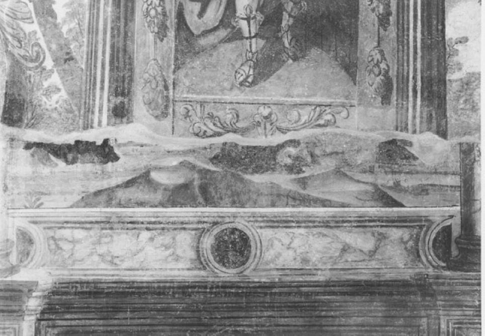 dipinto, frammento di Marangon Salvo, Fantin Giuseppe (sec. XVI)