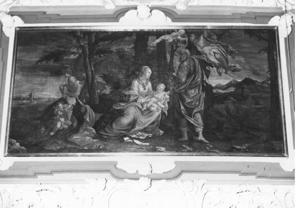 natività di Gesù (dipinto) di Bassi Valentino (sec. XVII)