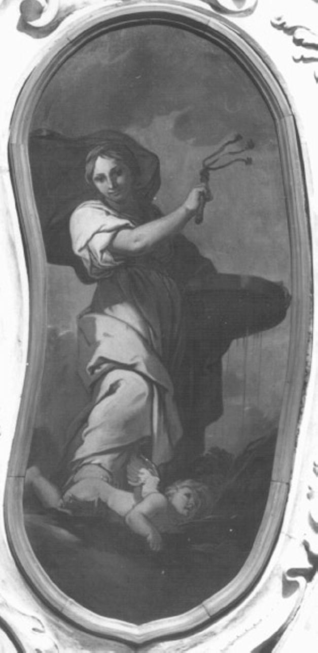 allegoria della Castità (dipinto, elemento d'insieme) di Carpioni Giulio (sec. XVII)
