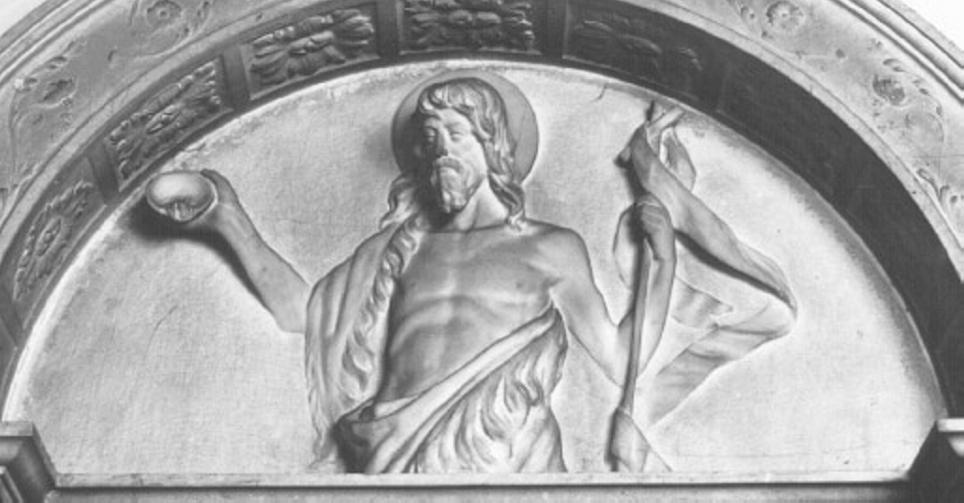 San Giovanni Battista (rilievo) di Guizzon Napoleone (sec. XX)