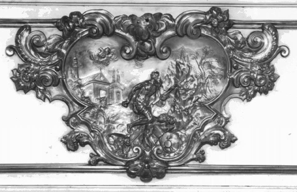 San Girolamo (decorazione plastica) di Massari Giorgio (maniera) (sec. XVIII)