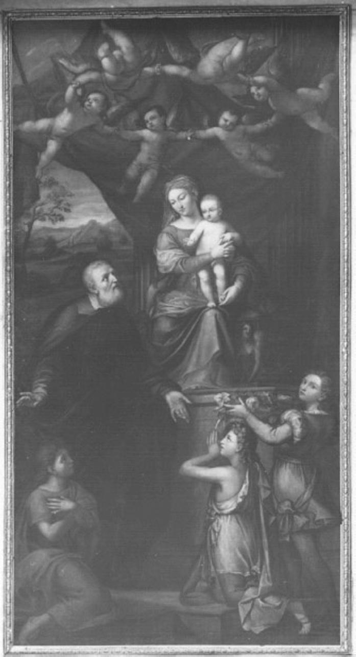 Madonna con Bambino (dipinto) di Pala Pietro (sec. XIX)