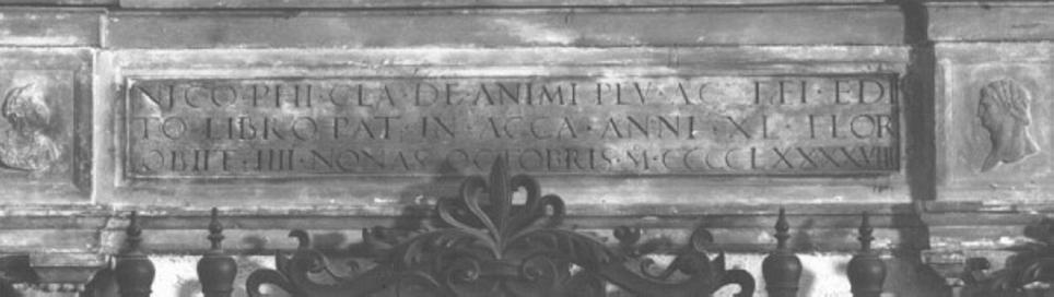 iscrizione (lapide) - ambito lombardo (sec. XV)