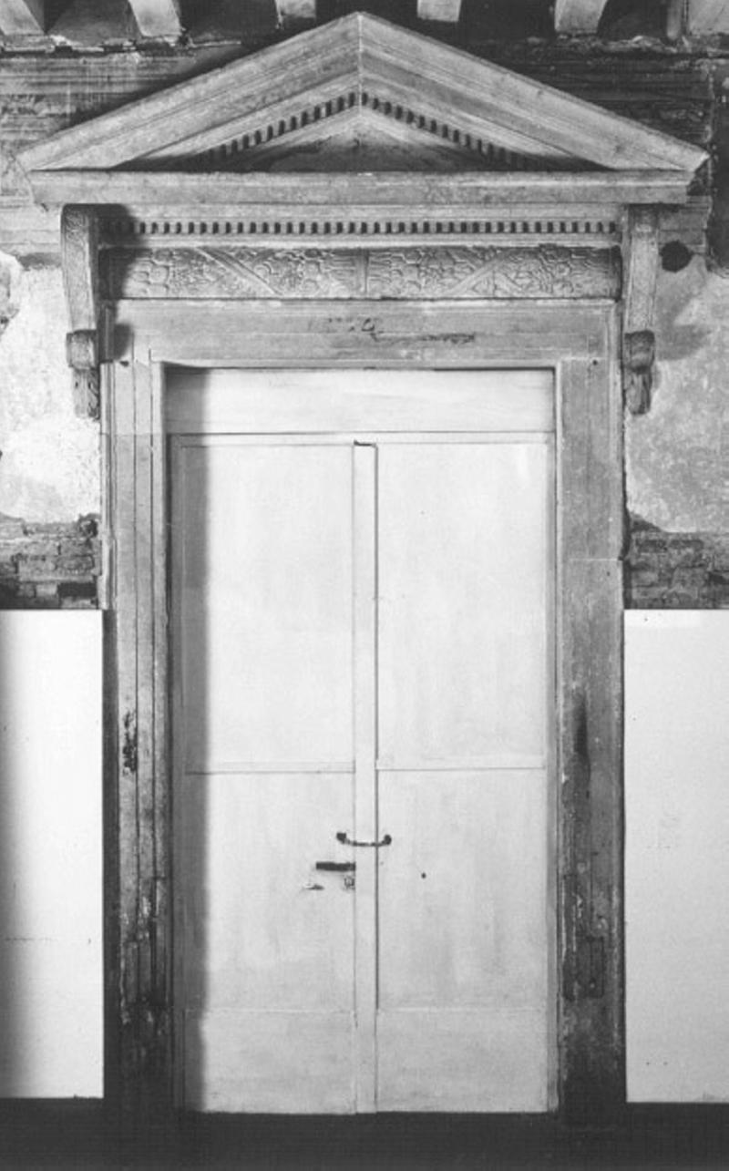mostra di porta, paio - ambito veneto (sec. XVII)