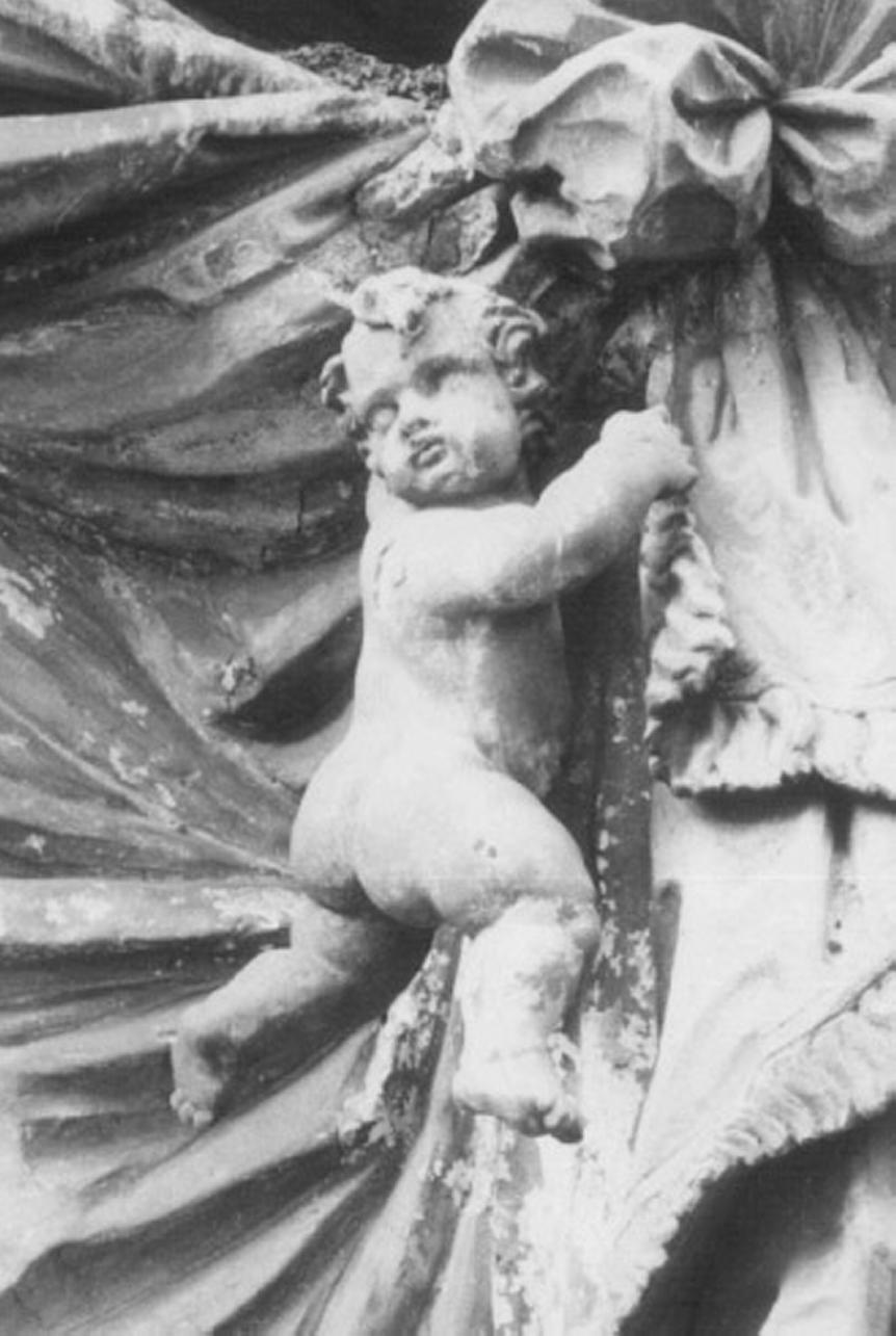 angelo (statuetta, elemento d'insieme) di Marinali Orazio (attribuito) (fine/inizio secc. XVII/ XVIII)