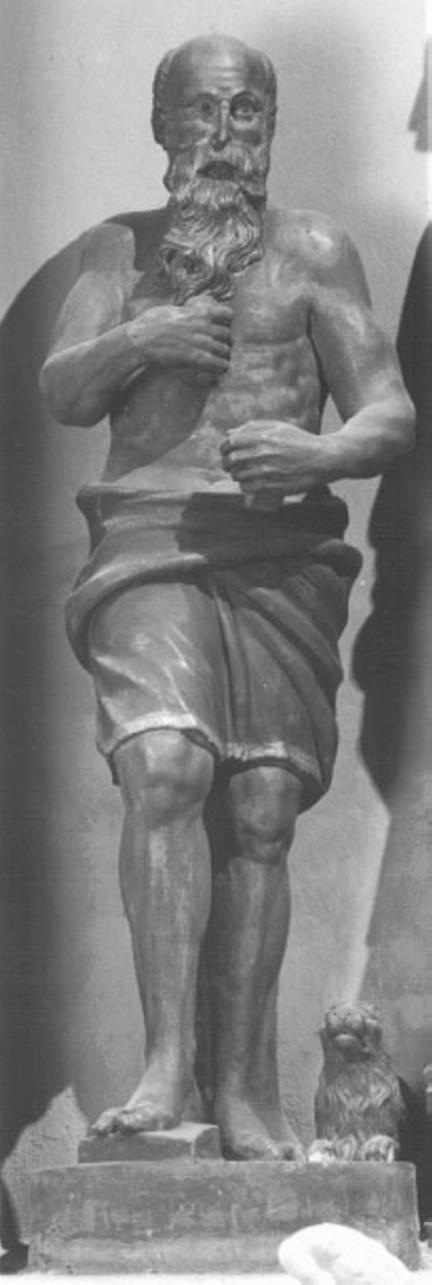 San Girolamo (scultura) di Pittoni Girolamo Da Lumignano (attribuito) (sec. XVI)
