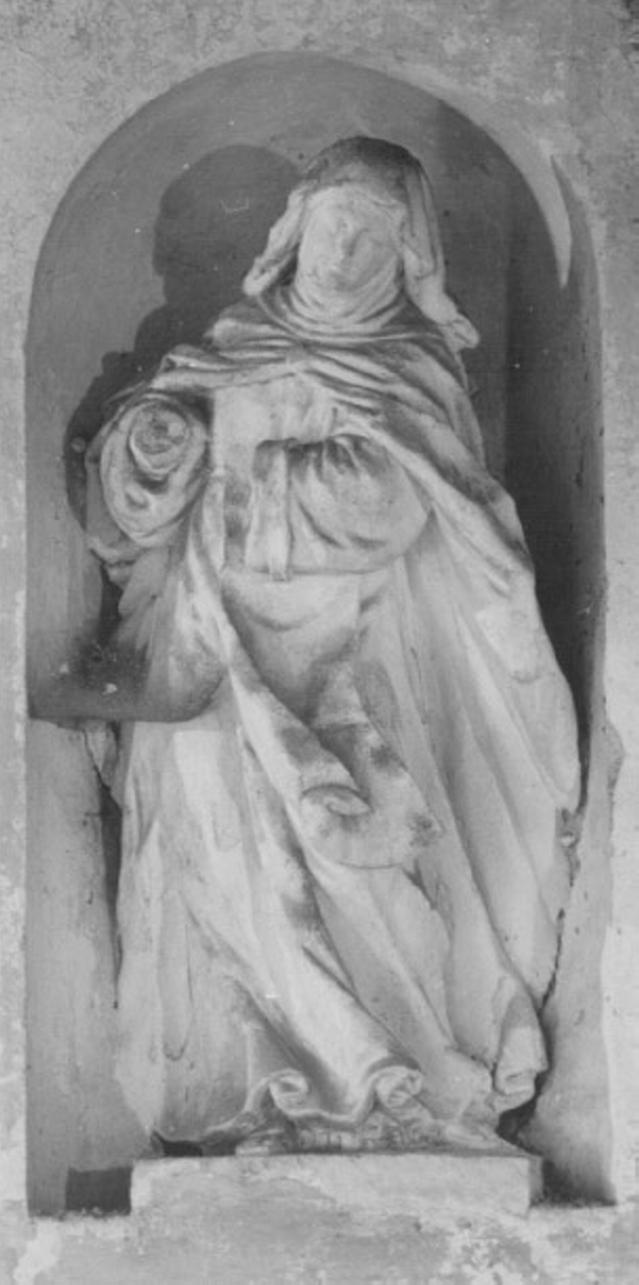 Santa (statua) di Cassetti Giacomo (sec. XVII)