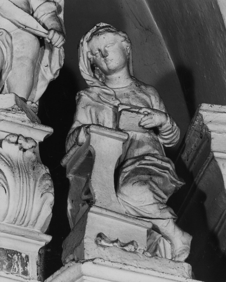 Madonna annunciata (scultura) - ambito veneto (primo quarto sec. XVIII)