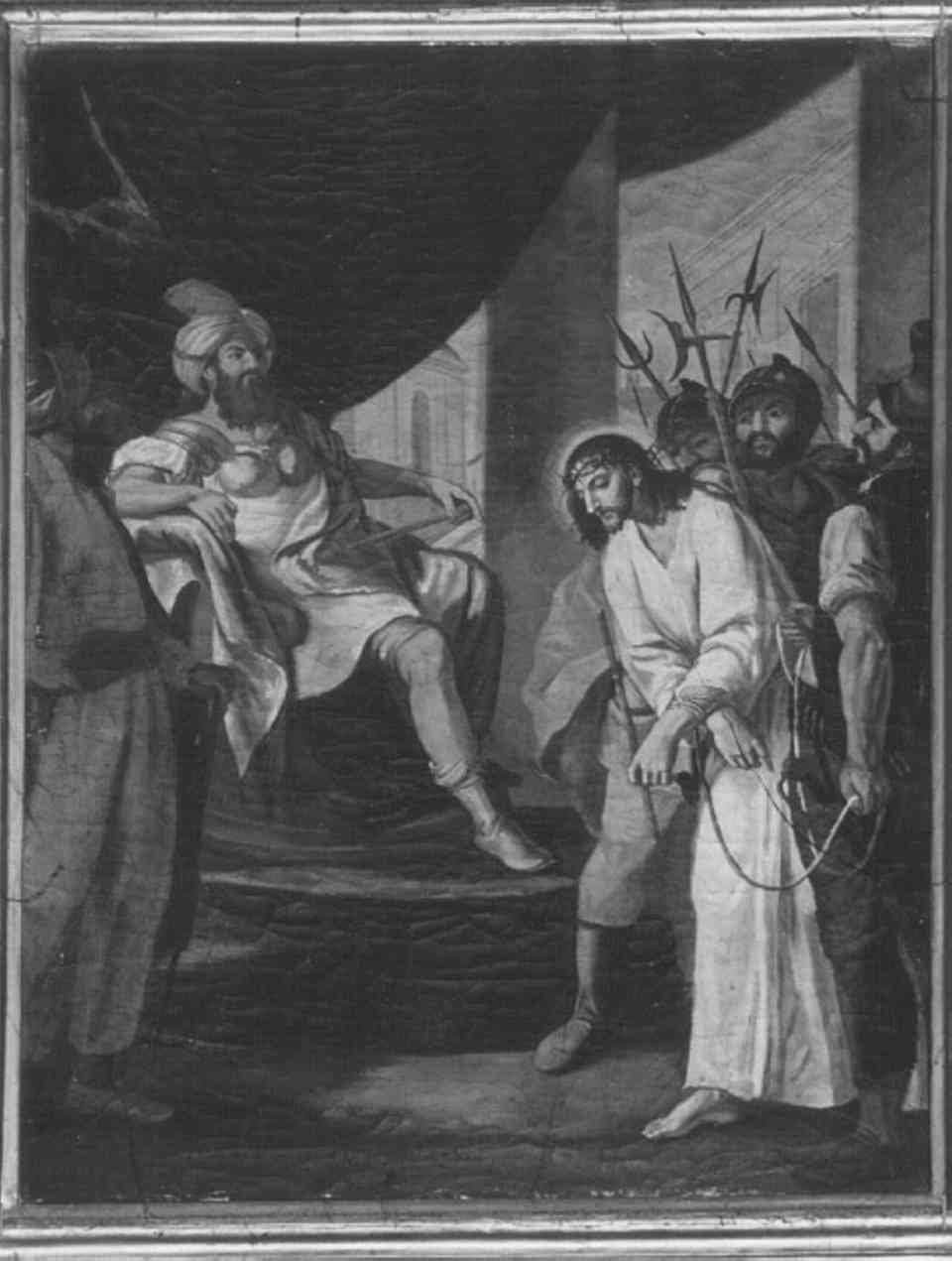 stazioni della via crucis (dipinto, ciclo) di Zeni Bartolomeo, Zeni Domenico (sec. XVIII)