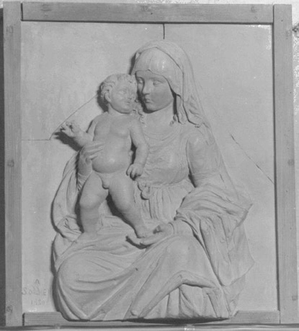 Madonna con Bambino (rilievo) di Solveni A (sec. XIX)