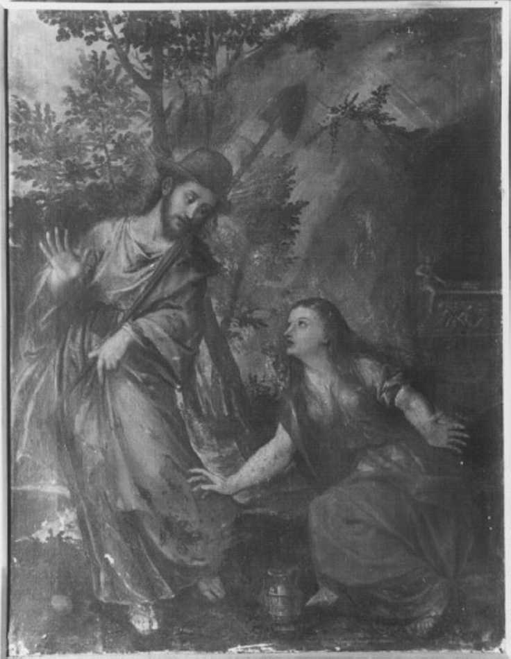 apparizione di Cristo risorto a Santa Maria Maddalena (dipinto) di Diamantini Giuseppe (sec. XVII)