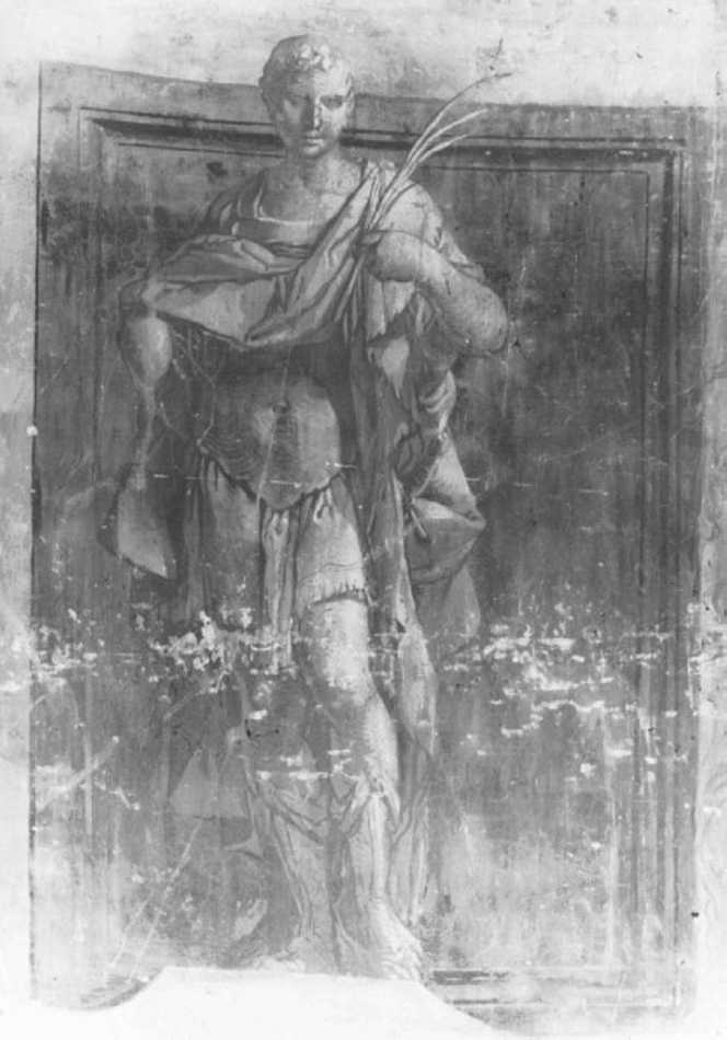 Santo (dipinto, elemento d'insieme) di Carpioni Giulio, Giuseppe (Gioseffo) Bresciano (sec. XVII)