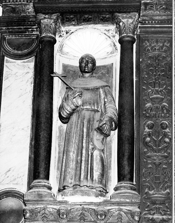 San Francesco d'Assisi (statua) di Angelo Di Giovanni Da Verona detto Maestro Agnolo (attribuito) (sec. XVI)