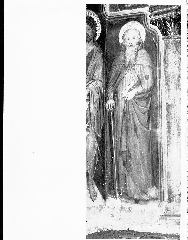 Sant' Antonio abate (dipinto) di Martino da Verona (cerchia) (sec. XIV)