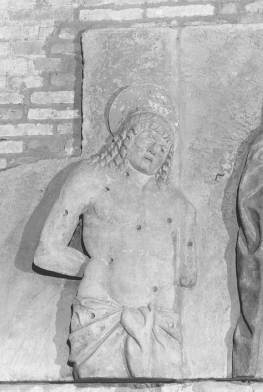 San Sebastiano (rilievo) di Angelo Di Giovanni Da Verona detto Maestro Agnolo (attribuito) (sec. XV)