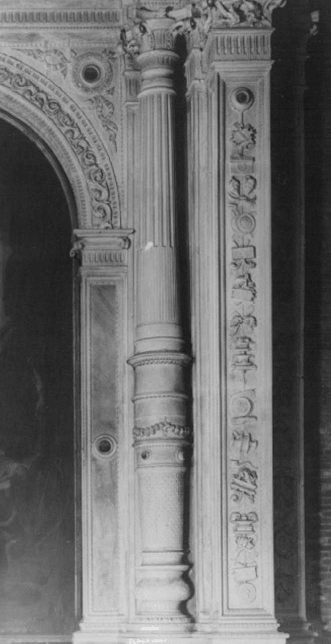 colonna di Rocco Da Vicenza (cerchia) (sec. XVI)