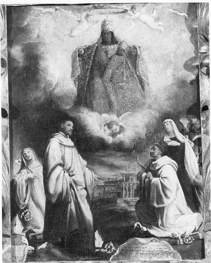 Madonna con Bambino e Santi (dipinto) di Martini Paolo detto Armeno (sec. XVIII)