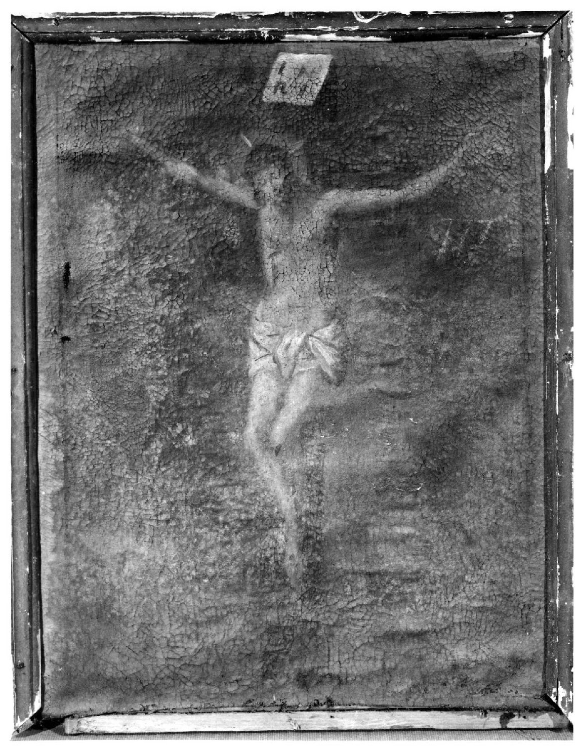 Cristo crocifisso (dipinto) - ambito veneto (secc. XVIII/ XIX)