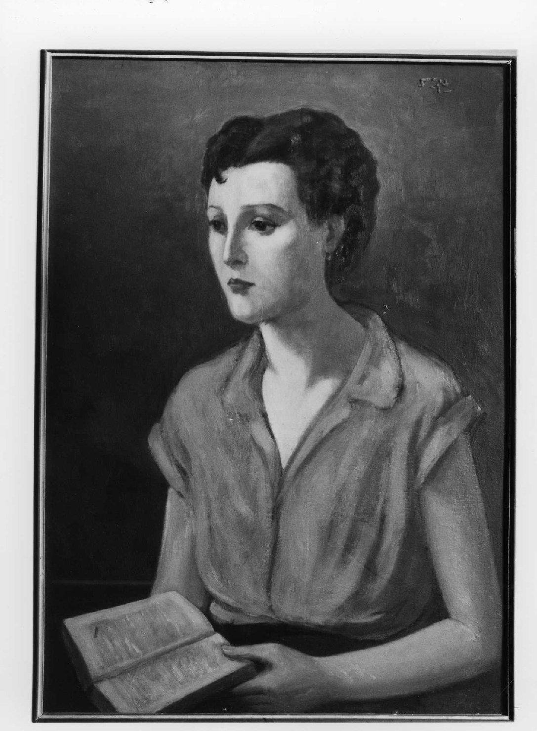 Ritratto di Simone, ritratto di donna (dipinto) di Piccoli Domenico Stanislao (sec. XX)