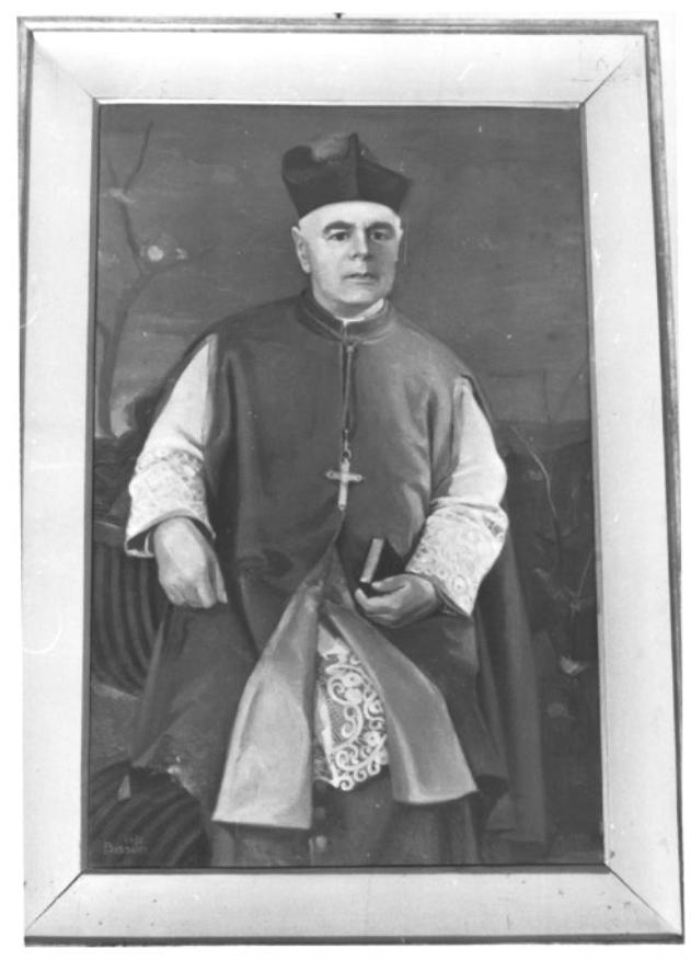 ritratto di monsignor Pietro Stefani (dipinto) - ambito veneto (sec. XX)