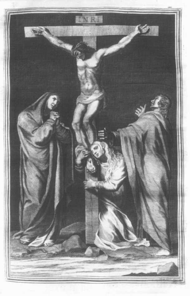 Crocifissione di Cristo (stampa) - ambito veneto (sec. XVIII)