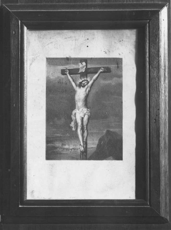 Cristo crocifisso (stampa) - ambito veneto (sec. XIX)
