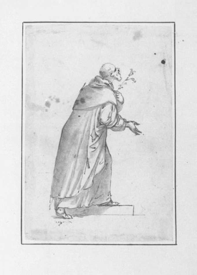 Sant'Antonio (disegno) di Maganza Alessandro (primo quarto sec. XVII)