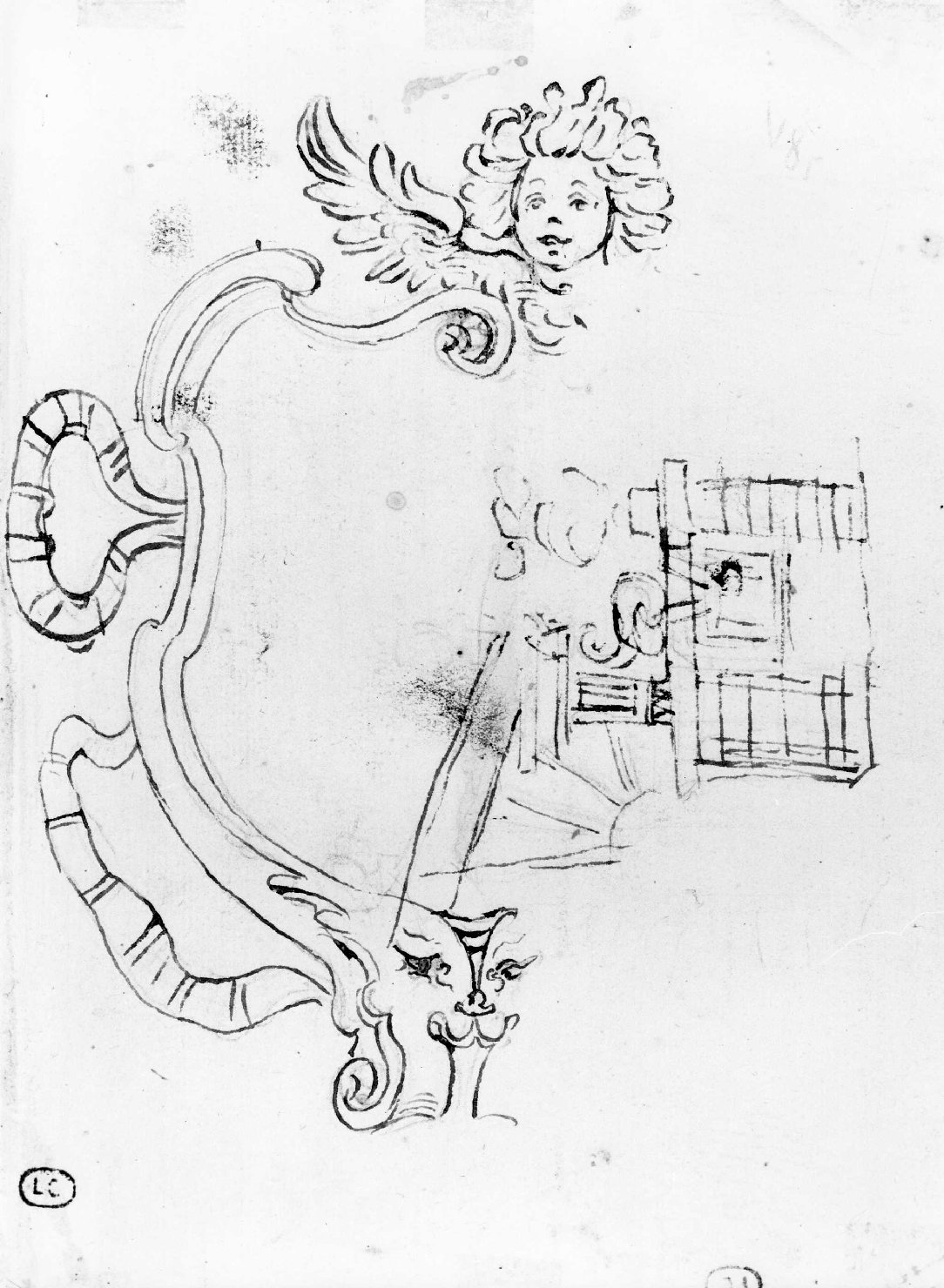 cartiglio (disegno) di Farinati Paolo (bottega) (seconda metà sec. XVI)