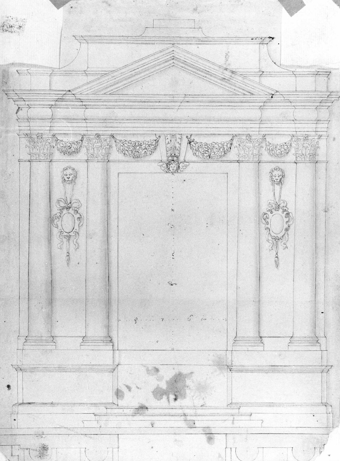 altare (disegno) di Farinati Paolo (bottega) (seconda metà sec. XVI)
