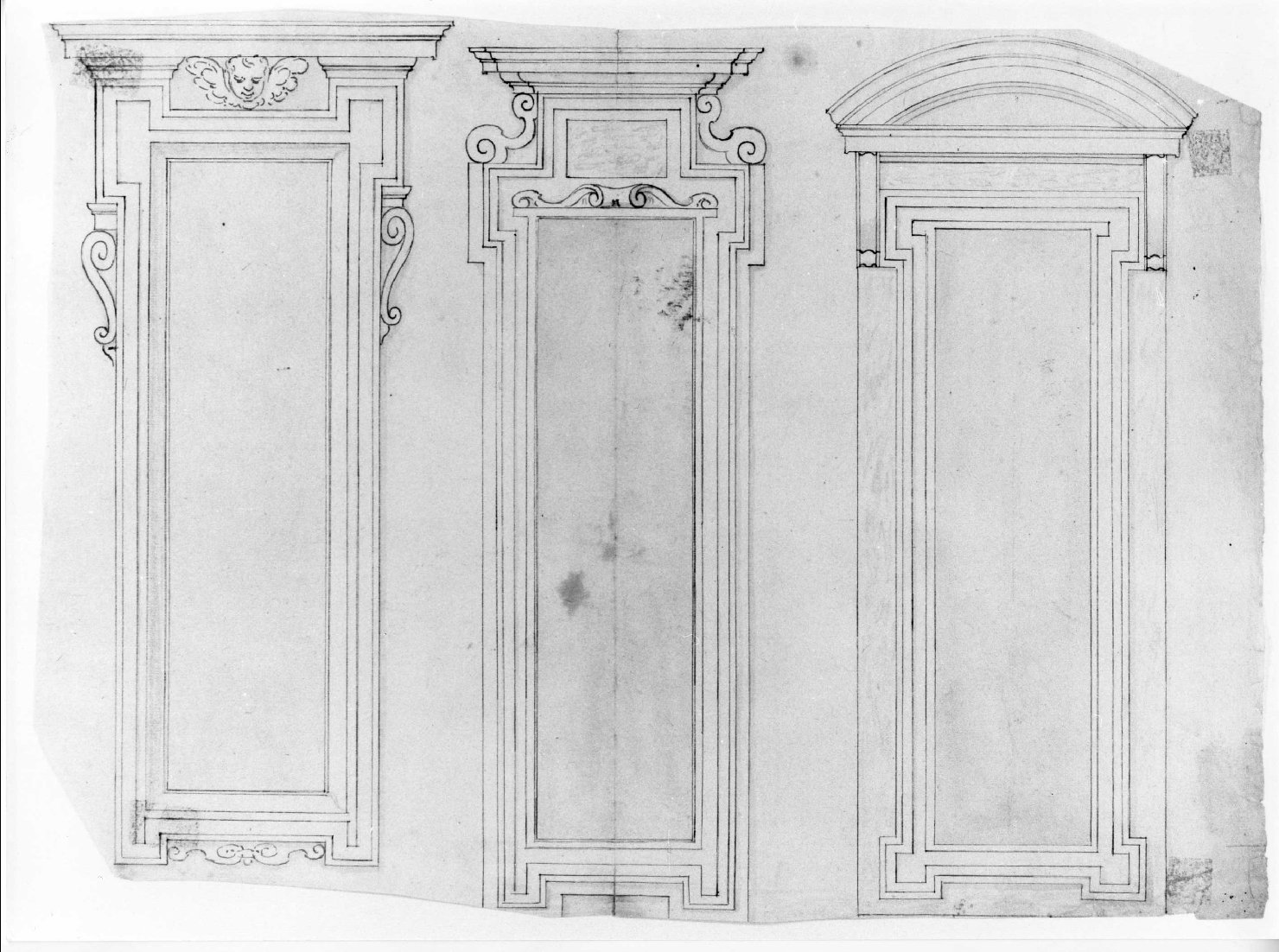 finestra (disegno) di Farinati Paolo (bottega) (seconda metà sec. XVI)