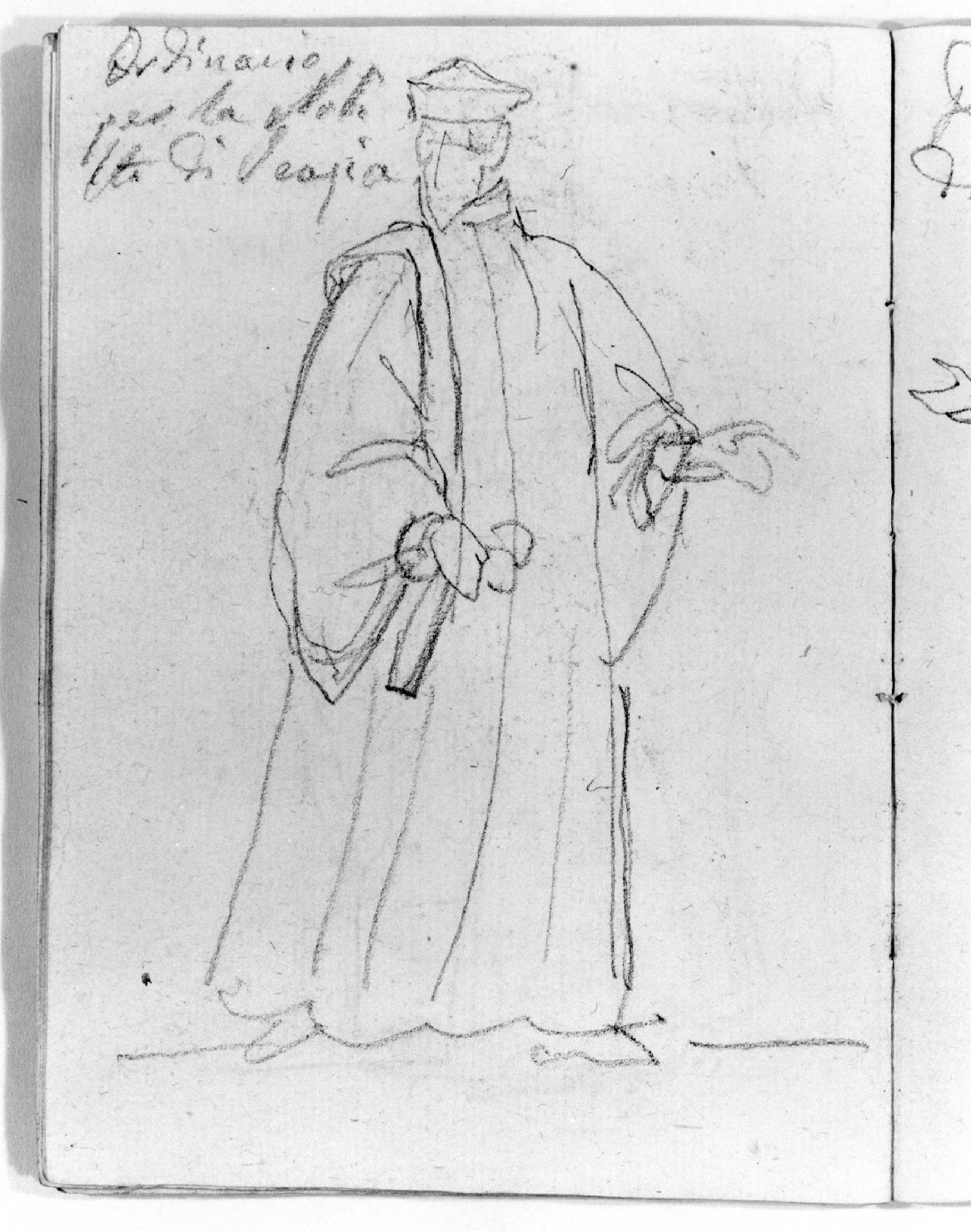 magistrato veneziano (disegno, serie) di Canella Giuseppe (prima metà sec. XIX)