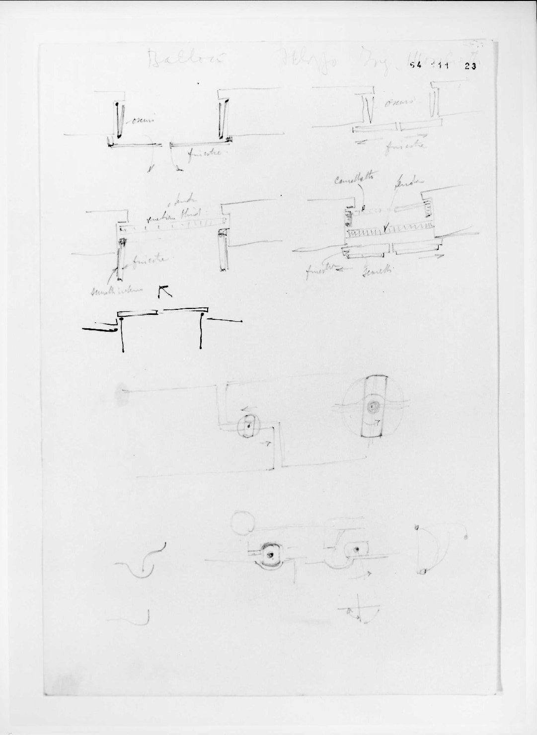 disegno di Scarpa Carlo, Rudella Angelo (sec. XX)