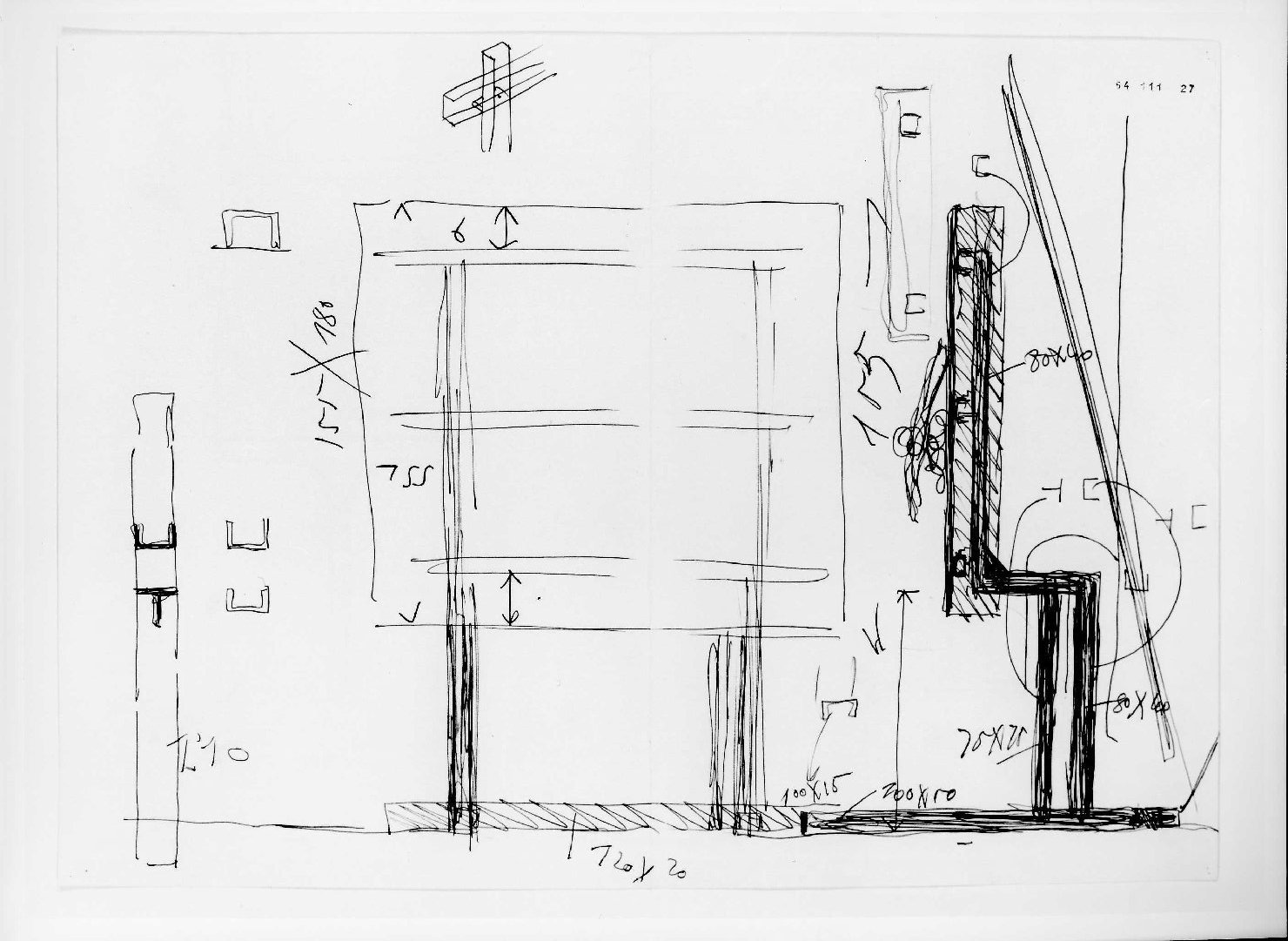 disegno di Scarpa Carlo, Rudella Angelo (sec. XX)