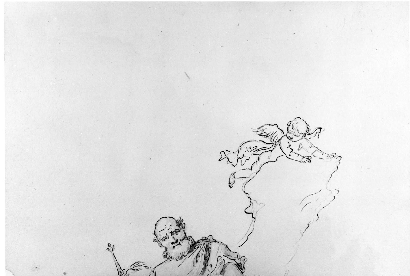 Genio (disegno) di Lorenzi Francesco (sec. XVIII)
