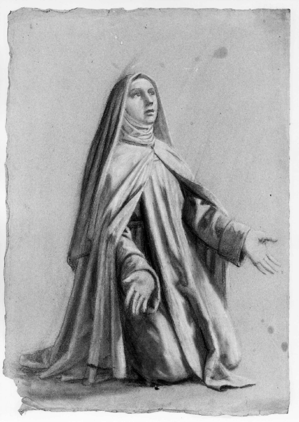 Santa Teresa (disegno) di Recchia Angelo (metà sec. XIX)