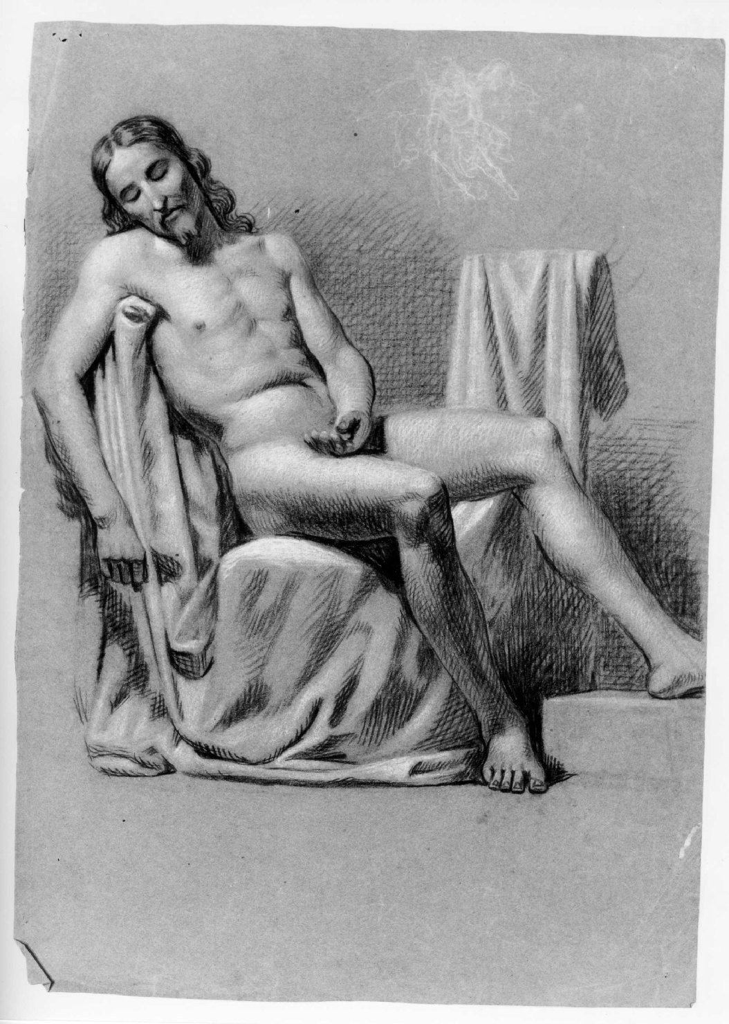 Cristo deposto dalla croce (disegno) di Recchia Angelo (metà sec. XIX)