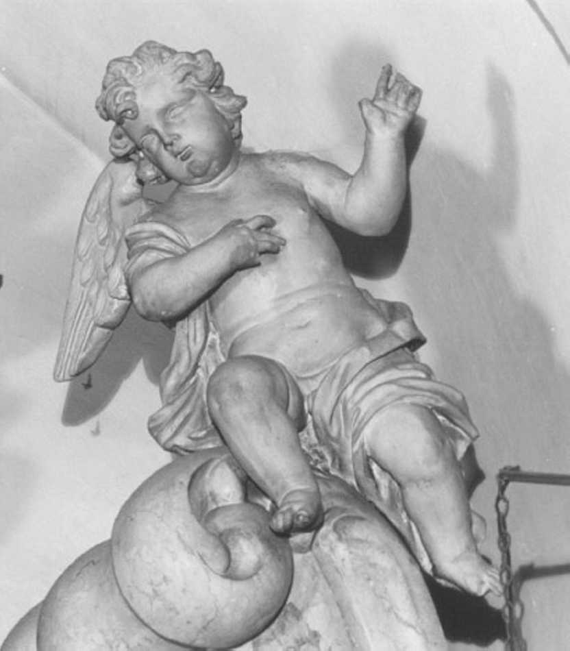 angioletto (scultura, elemento d'insieme) di Schiavi Giuseppe Antonio (sec. XVIII)