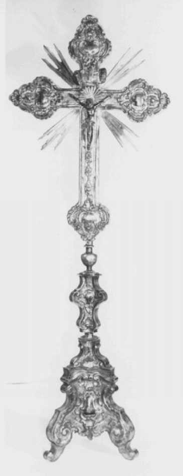croce d'altare, elemento d'insieme - ambito veneto (seconda metà sec. XVIII)