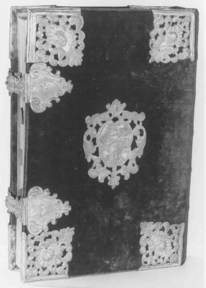 coperta di libro liturgico - produzione veneta (sec. XIX)