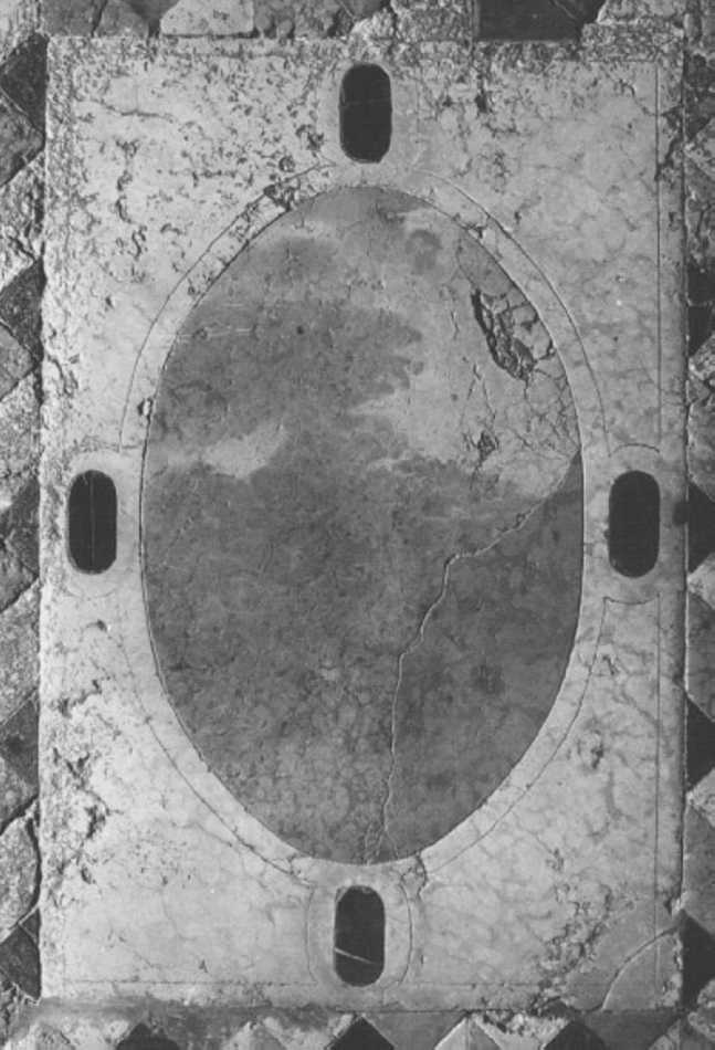 lastra tombale - ambito veneto (seconda metà sec. XVII)