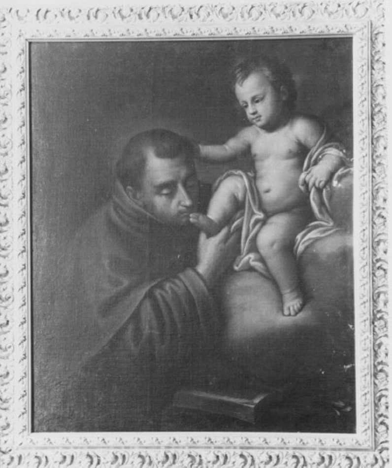 apparizione di Gesù Bambino a Sant'Antonio da Padova (dipinto) - ambito veneto (seconda metà sec. XVIII)