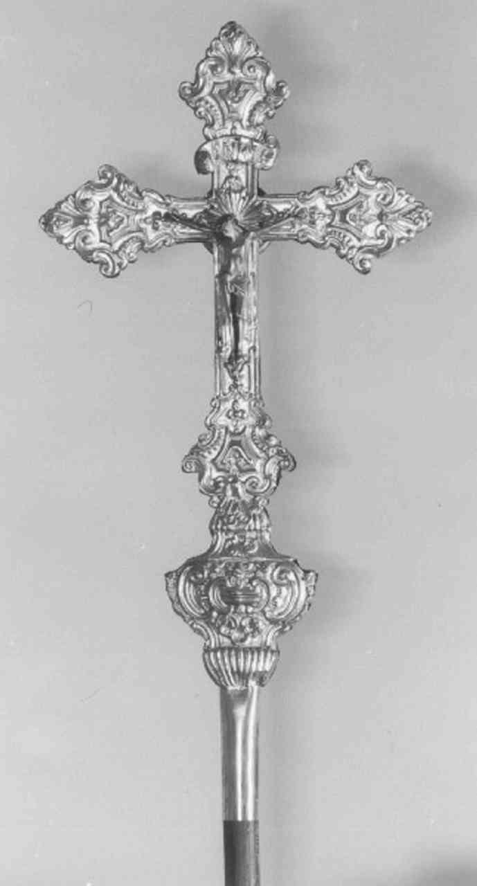 croce processionale - ambito veneto (sec. XVIII)