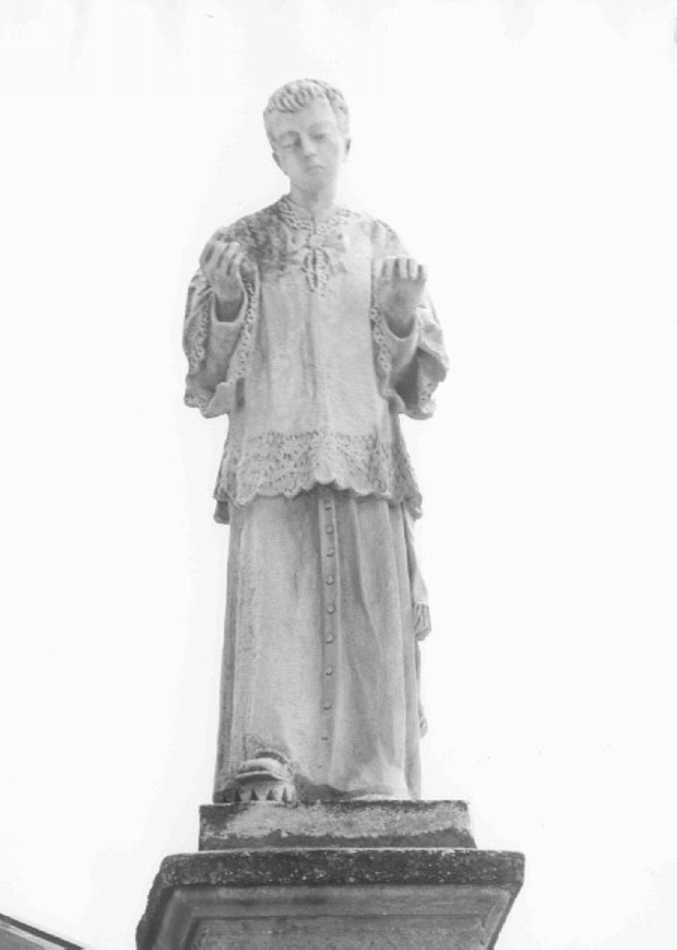 San Luigi Gonzaga (statua) di Lonardi Leone (sec. XX)
