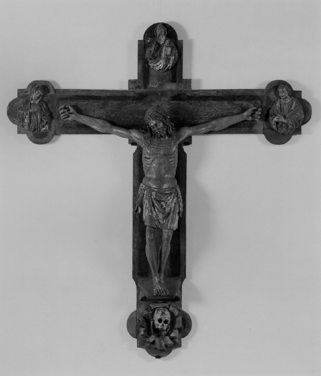 Cristo crocifisso (crocifisso) - bottega veneta (sec. XV)