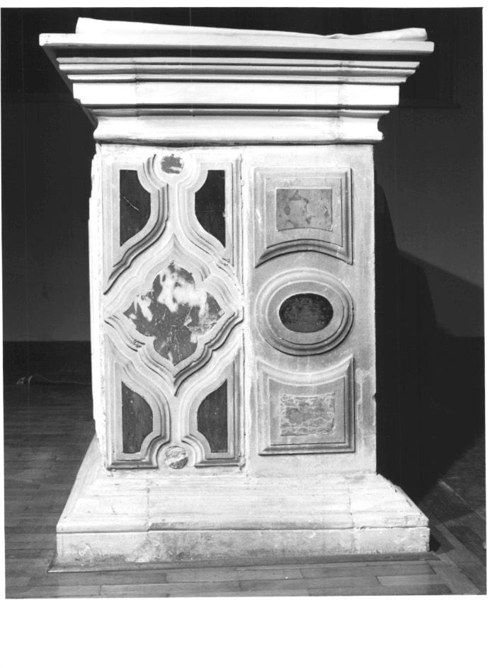 mensa d'altare - ambito veneto (seconda metà sec. XVII)