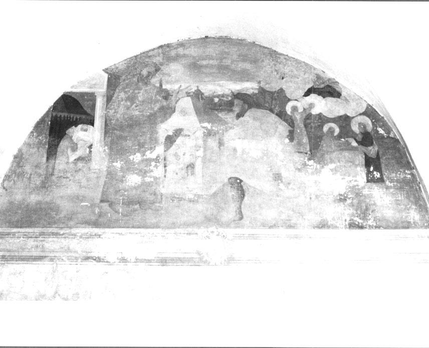 episodi della vita di San Francesco d' Assisi (dipinto) - ambito veneto (secc. XVI/ XVII)