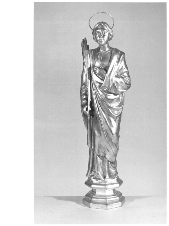 Santa Giustina (statuetta) - ambito veneto (seconda metà sec. XIX)