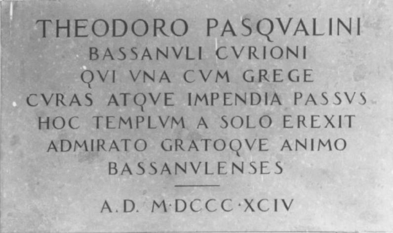 lapide - ambito veneto (sec. XIX)